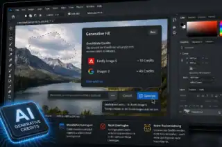 Adobe zeigt KI-Credit-Kosten in Photoshop jetzt vor der Generierung an