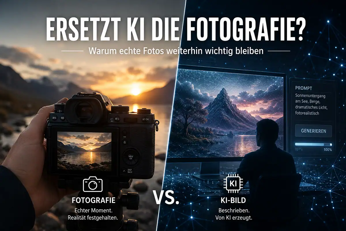 Ersetzt KI die Fotografie? Warum echte Fotos trotz KI relevant bleiben