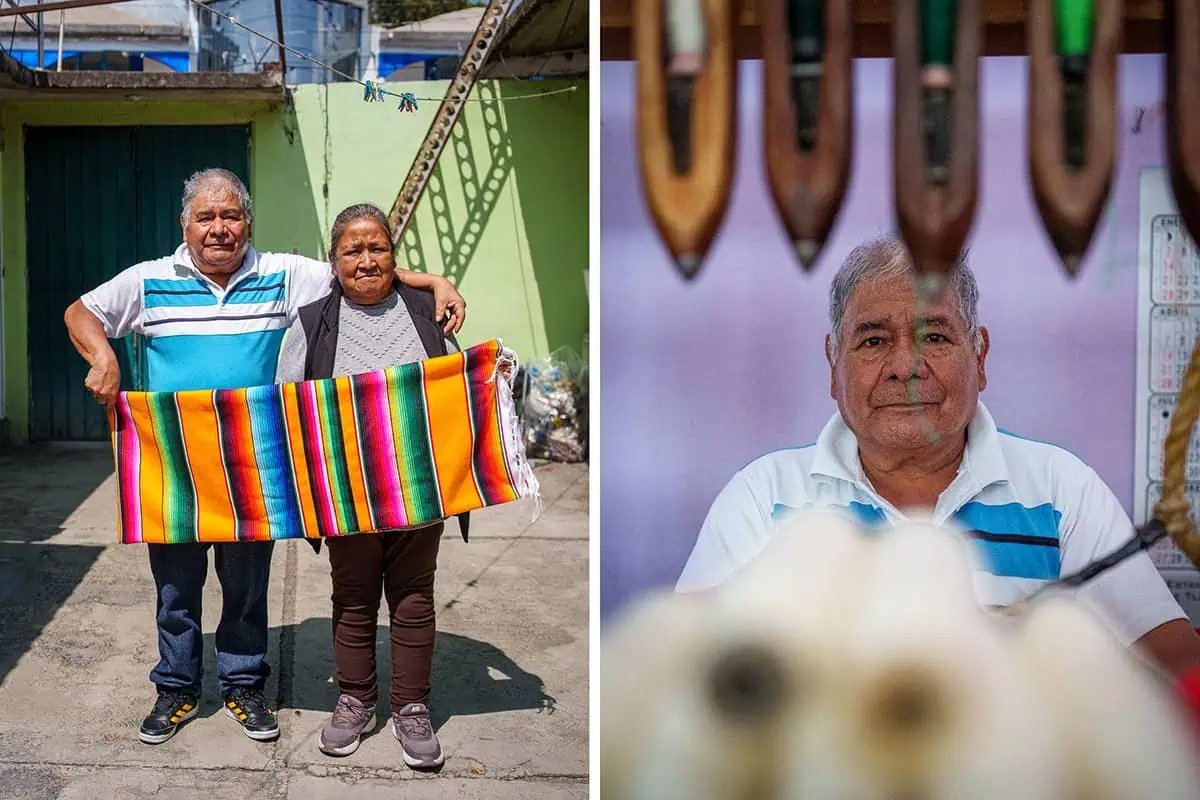 Handweberei in Tlaxcala: Eine Begegnung mit dem traditionellen Telar de Pedal